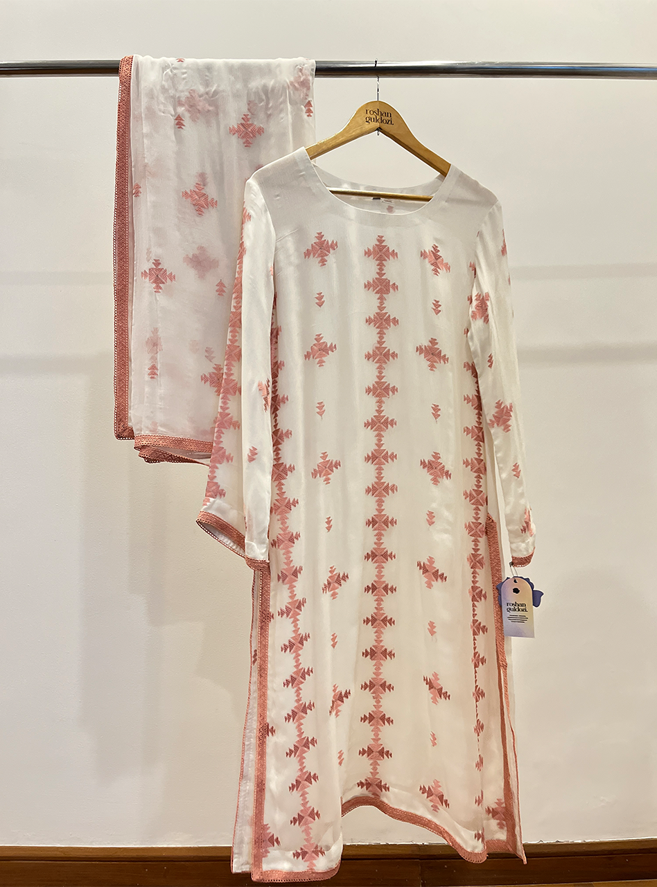 2 PC Dress ROG0011 - Roshan Guldozi