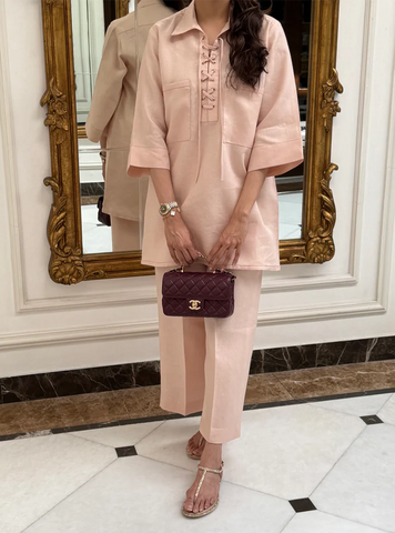 Pink Linen - Tahani