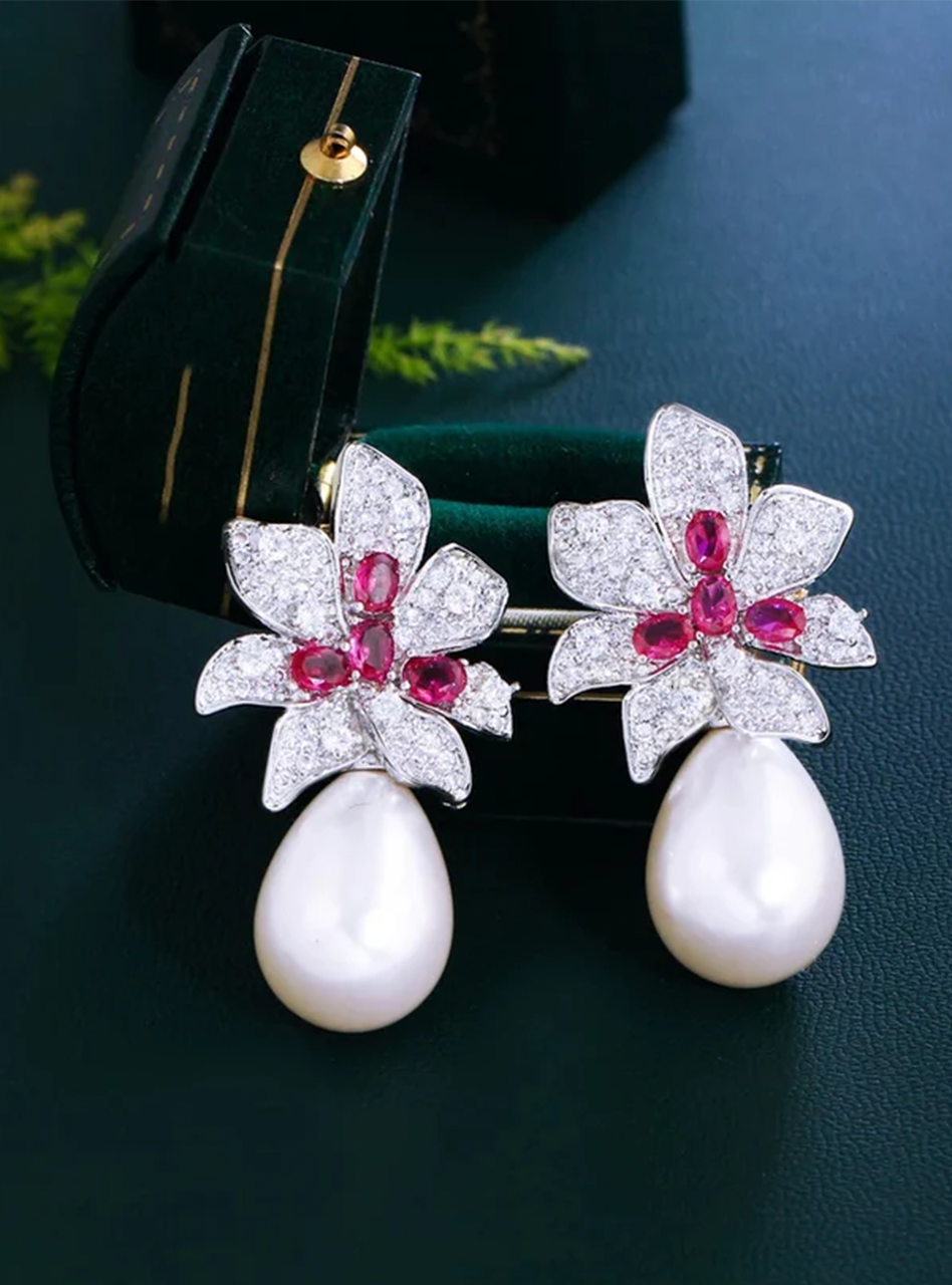Ruby Earrings