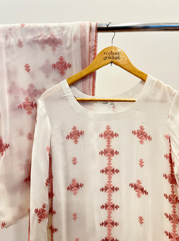 2 PC Dress ROG0011 - Roshan Guldozi