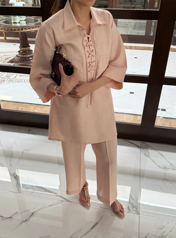 Pink Linen - Tahani
