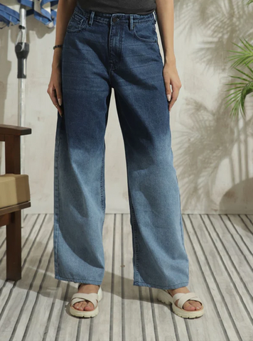 Ombre Blue Skater Jeans - 1947