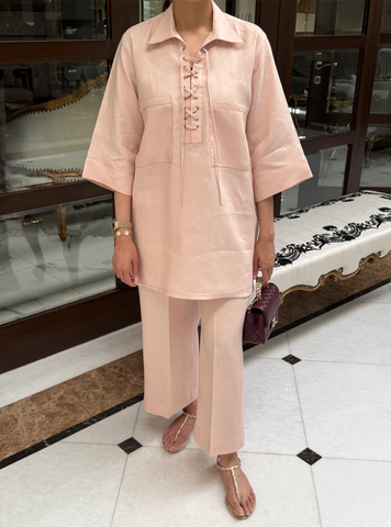 Pink Linen - Tahani