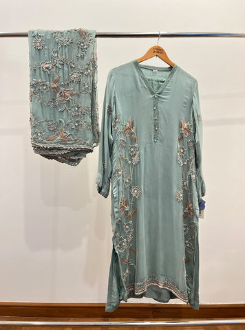3 PC Dress ROG0001 - Roshan Guldozi