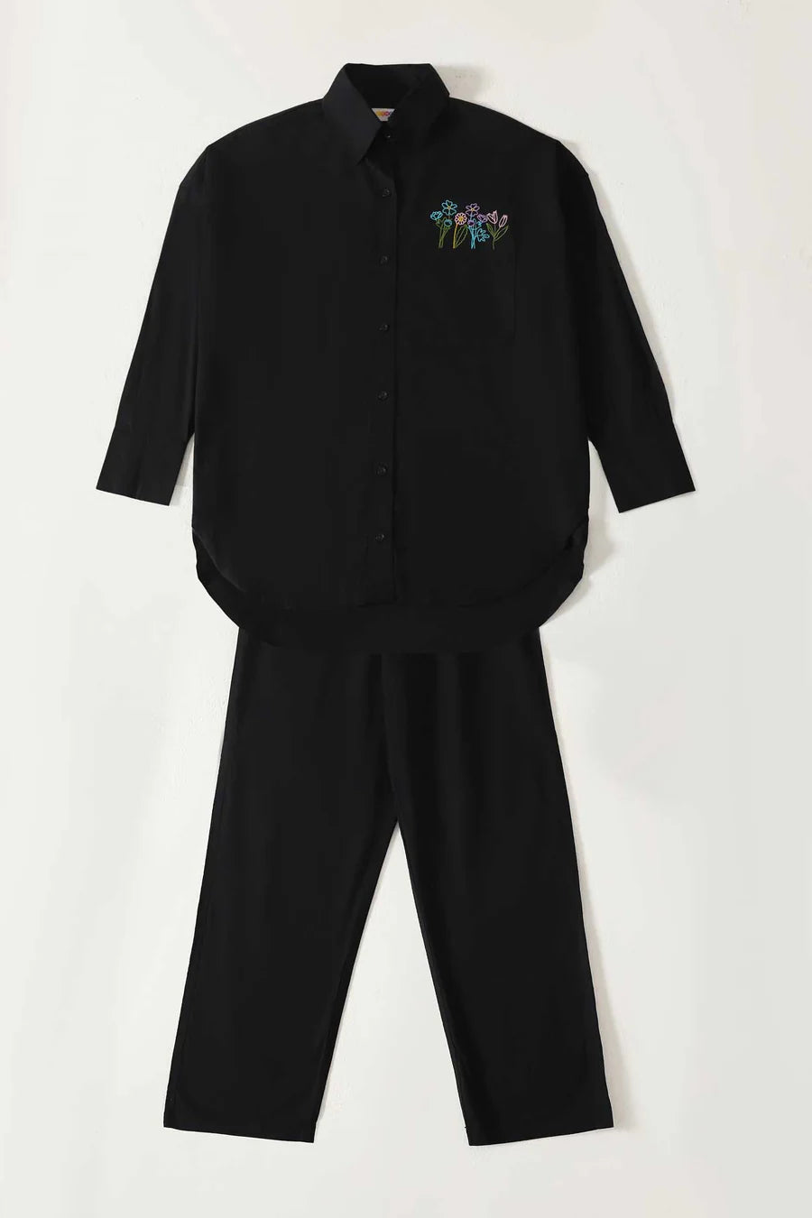 Flora Black Linen Set - Comodo - Label Loft