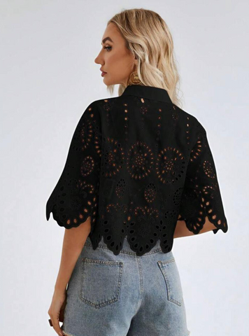 TFS0075 Black Top - The Finery Studio