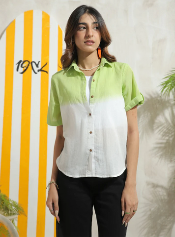 SeaBreeze Mint Half Sleeves Shirt - 1947
